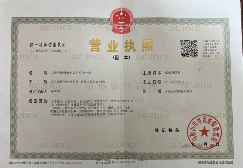 合肥營業(yè)執(zhí)照